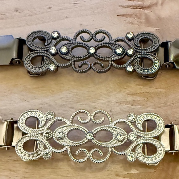 2 Pcs Cinch Clips Vintage Cardigan Clips - Picture 2 of 3